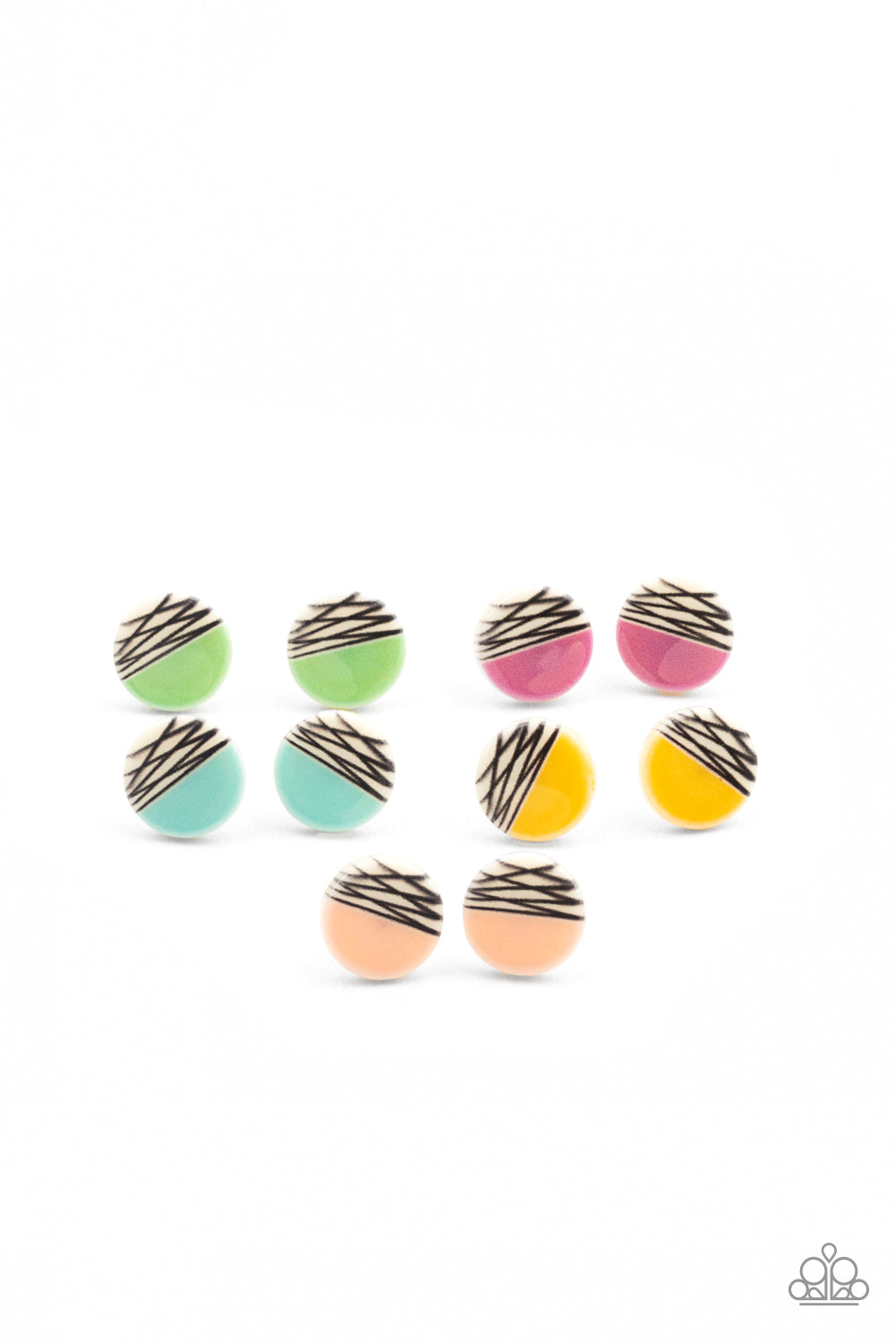 Retro Stripe - Earrings