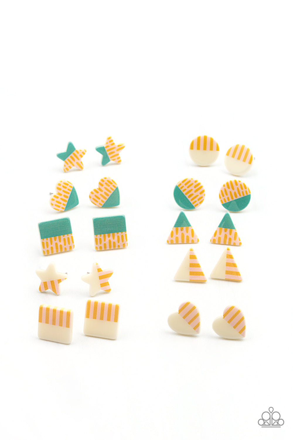 Stripes and Shapes - Earrings